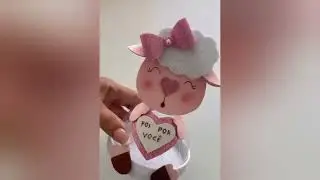 Ovelhinha linda para páscoa .