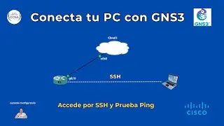 Cómo Conectar tu PC o VM con un Router Cisco en GNS3 | SSH & ICMP Paso a Paso