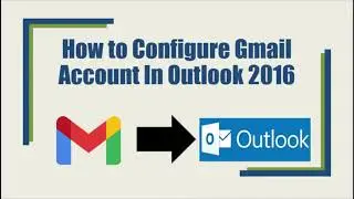 How to configure Gmail account in outlook 2021 || crazy Networks