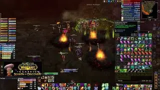 Sulfuron Harbinger: SoD Molten Core (Heat Level 3) Warlock #WoWClassic #SeasonOfDiscovery