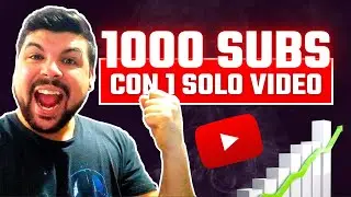 Como llegar a los 1000 suscriptores en YouTube 2021 Rápido 👉 [CON 1 SOLO VIDEO 🤯]