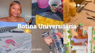 Rotina universitária: me arrumando para a aula, café da manhã,estudos, e muito mais 📚💓
