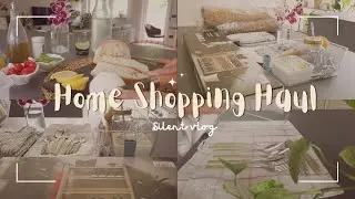 Budget Friendly Home Shopping Haul || Silent Vlog || Slow Life #tlcdiaries