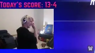 Overwatch xQc pokes his eye
