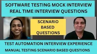 Manual Testing Interview Questions and Answers| Manual Testing Mock Interview for Experienced