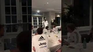 🎤🎶 #Bianconeri initiations! Feat. The best hits from: #paulpogba, #angeldimariajm #bremer #juventus