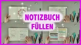 NOTIZBUCH VERWENDEN - wie ich ein Notizbuch fülle