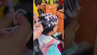 How To Make (Curly Hair kaise karte hain) #cutssaloon #music #hairstyle #song #love #newsong #funny