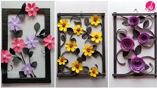 3 Easy And Beautiful Paper Wall Hanging || Home Decor Craft || Wall Hanging