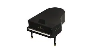Grand Piano - Steinway & Sons - Replica - Assembly and Animation...!