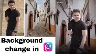 Background editing in Picsart | background change | picsart tutorials