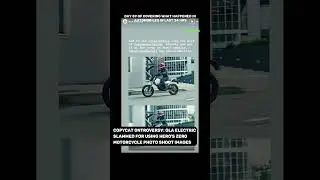 Controversy: Ola Electric Slammed for Using Hero’s Zero Motorcycle Photoshoot Images #ev