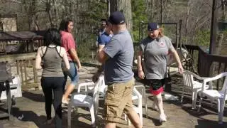 Musical chairs and chick fight