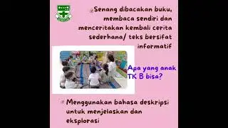 Yok kenali Fase Membaca & Menulis anak TK-B