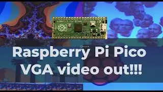 Raspberry Pi Pico VGA video output using only resistors