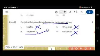 The Tsunami 8Th class lesson MCQ