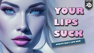 Sculpt The Sexiest Lips Ever! 3d Blender