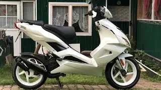 Перекрасил￼ Aprilia SR 50 R Weiß Perl