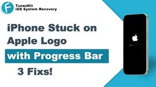How to Fix iPhone Stuck on Apple logo with a Progress Bar
