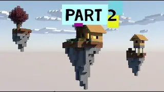 MInecraft survival floating island part 2 i Died