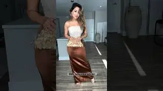 GRWM: Styling A Maxi Satin Skirt 💫 #grwm #ootd #fashion #style #beauty #outfit #shorts #tutorial