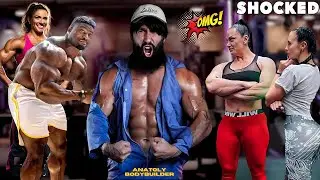 Anatoly Takes on the Worlds Strongest Man in a Gym Prank Battle #2 💪😲 | Anatoly GYM Prank