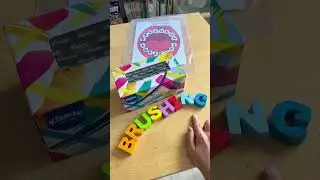 Fun letter recognition and teeth brushing activity for children. From The Happy Learners’ Club.