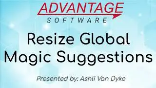 Resize Global Magic Suggestions