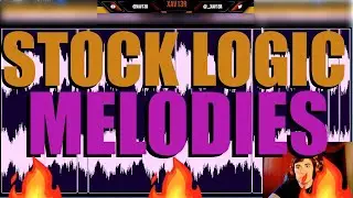 Cooking Up Dark/Bouncy Melodies with Slept-on Stock Sounds 🔥 | Logic Pro Cookups