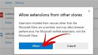 How to add chrome extensions in Microsoft Edge