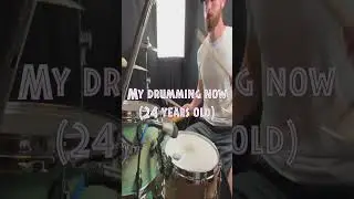 My first year drumming vs now #shorts #fyp #drums