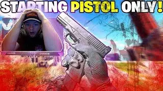 I Won Warzone with JUST the Starting Pistol 40 BOMB !!!!