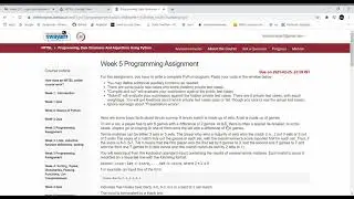 NPTEL, Programming, Data Structures And Algorithms Using Python| Week 5 Answers