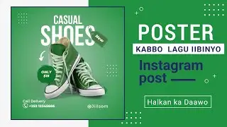 Sida pixellab loogu sameeyo  poster ganacsiga lagu xayaysiiyo