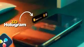 How to make Hologram Effect in Davinci Resolve!