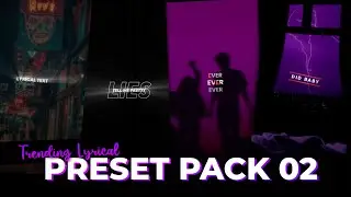 Instagram Trending Lyrical Preset Pack 02 | Alight Motion | Aesthetic Special