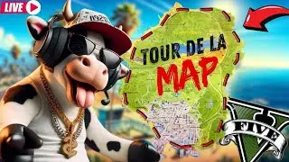 🔴FAIRE LE TOUR DE LA MAP EN VACHE 🐄 LIVE GTA 5 ONLINE [FR]