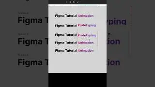 Text Animation in Figma | Figma Animation 