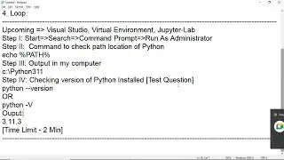 Python Day-1 17-Jul-2023 | Introduction to Adv Python Topics | Installing Python | Using pip command