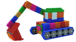 Make an excavator from 40000 particle magnets
