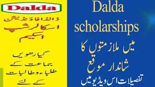Dalda Scholarship | Dalda Foundation Scholarships 2023-2024 | Dalda all details apply method