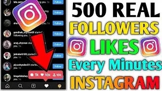 🔴 how to get Instagram flowers// get daily 1k insta followers 🔥// get insta likes and comments also🥳