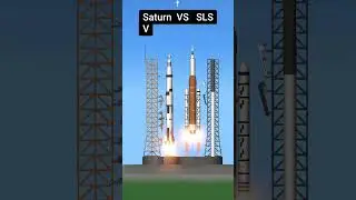 SFS Saturn V & SLS Launch comparison 