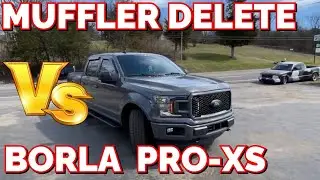 Ford F-150 3.5L ECOBOOST Twin Turbo V6: MUFFLER DELETE Vs BORLA PRO XS!