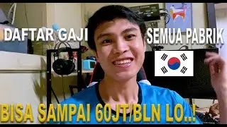 Inilah Daftar Gaji-Gaji di Pabrik Korea Selatan...