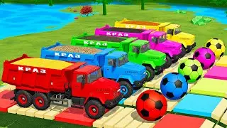 LOAD AND TRANSPORT SORGHUM, CANOLA, SUGAR BEET, SUNFLOWERS & CORN WITH DUF & KRAZ TRUCKS - FS22