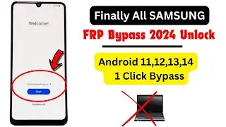 Finally New Method All Samsung FRP Bypass/Unlock 2024 All Android 12,13,14 | Google Account Remove