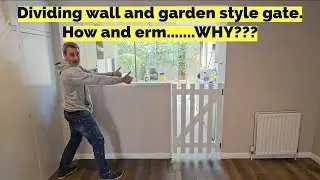 Why did we build a Plasterboard Wall with garden Gate? A How-To Guide