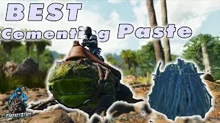 ASA Best Cementing Paste Farming!! Ark Survival Ascended Beaver Dam Locations!