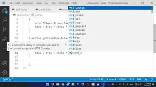 Task-5 How to print class wise fee and provided class fee using Function in PHP #php